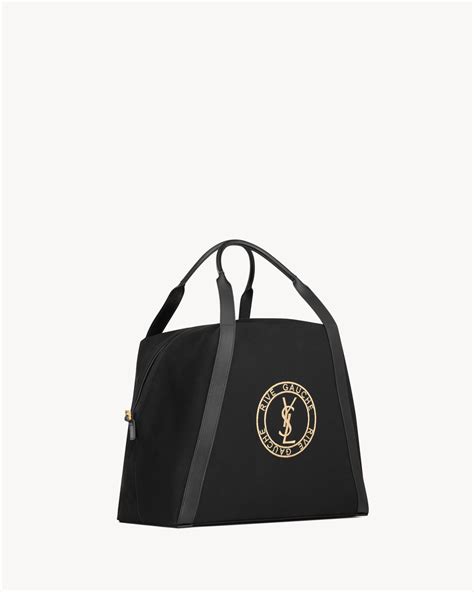 taobao ysl bowling shirt|RIVE GAUCHE bowling tote in canvas .